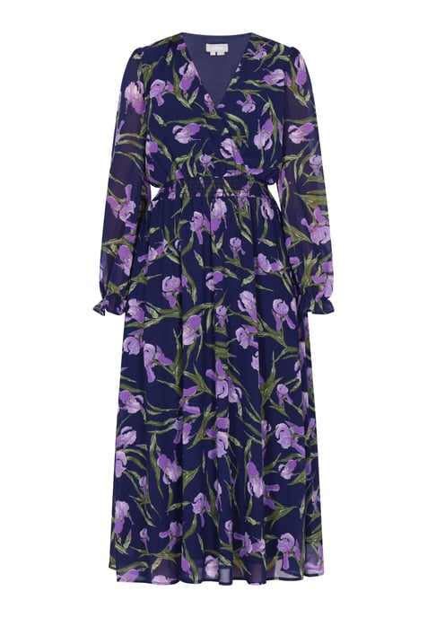 usha Jurk Dames Blauw Veelkleurig - Image 1