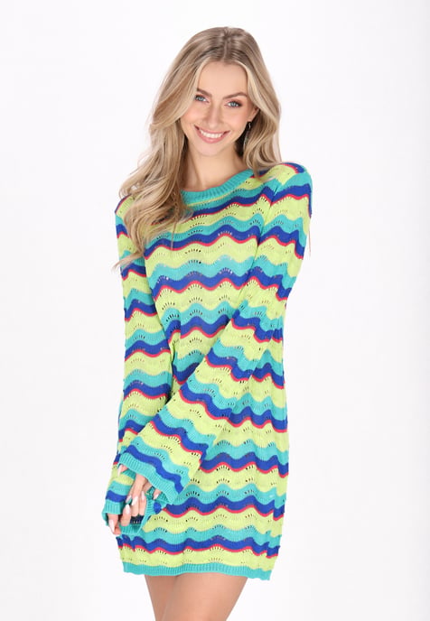 IZIA jurk vrouwen aqua veelkleurig - Image 3