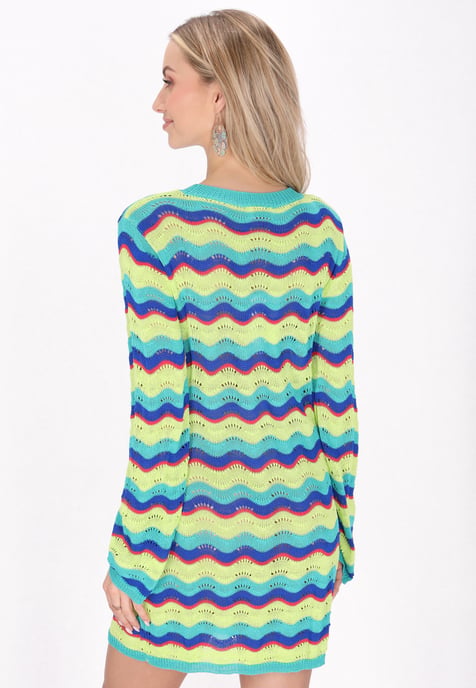 IZIA jurk vrouwen aqua veelkleurig - Image 4