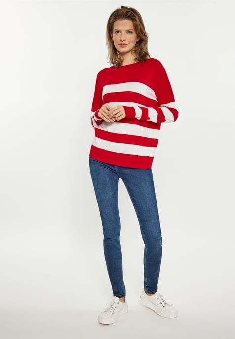 usha Pullover women red white - Image 2
