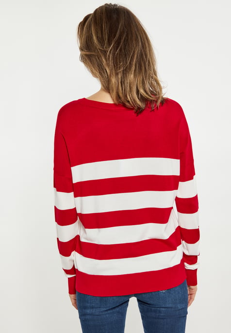 usha Pullover women red white - Image 5
