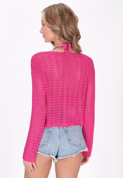 IZIA Jumper vrouwen fuchsia - Image 4