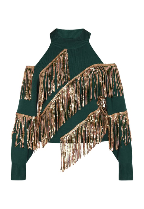 Faina Pullover women dark green - Image 1