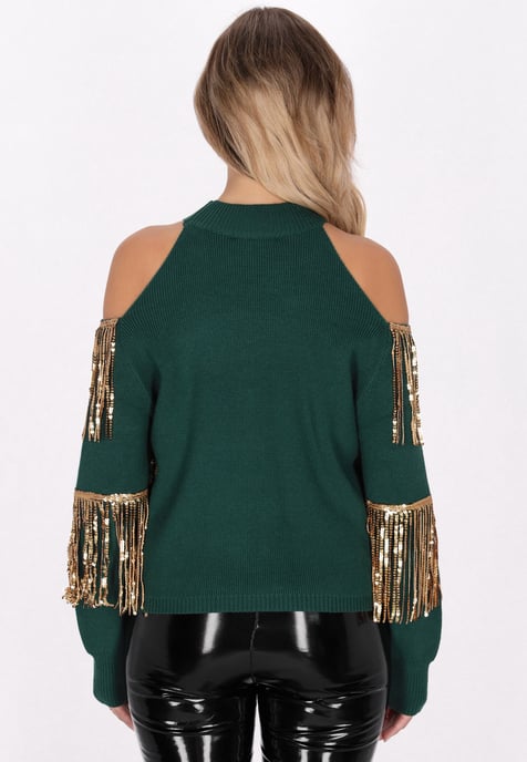 Faina Pullover women dark green - Image 4