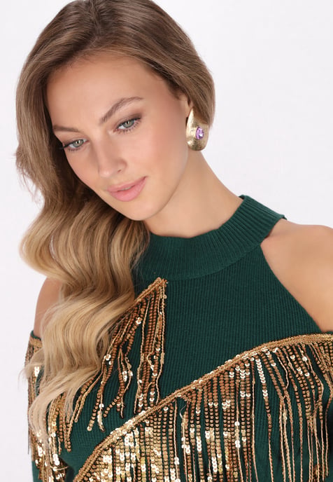 Faina Pullover women dark green - Image 5