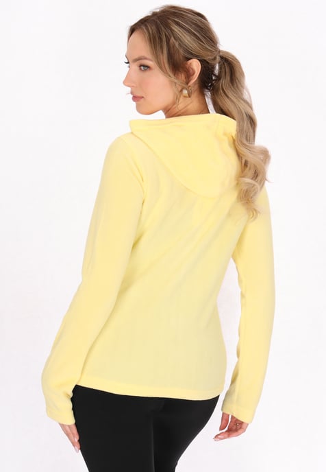 Faina fleece jacket women light yellow - Image 4