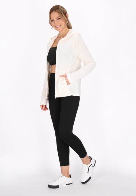 Faina fleece jacket women off-white - Image 2