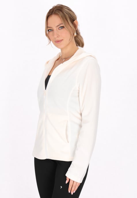 Faina fleece jacket women off-white - Image 3