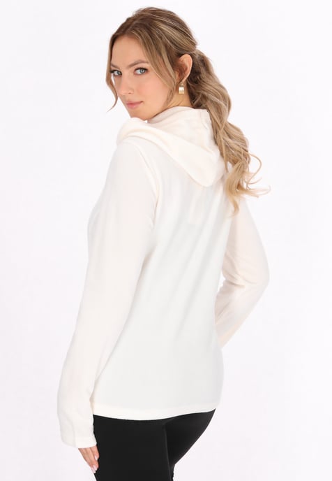 Faina fleece jacket women off-white - Image 4