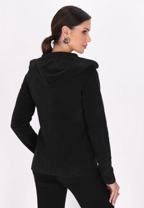 Faina fleece jacket women black - Image 5