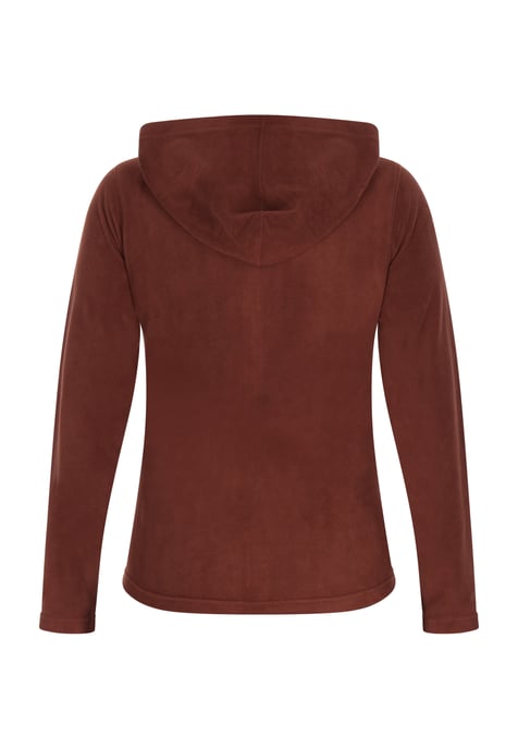 Faina Fleece jas Dames bruin - Image 4
