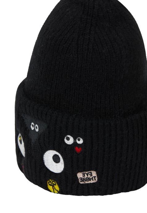 Mymo Beanie Beanie unisex zwart - Image 3