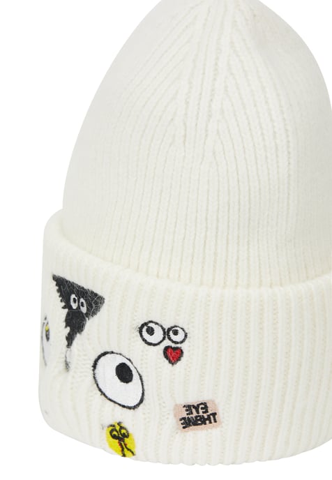 Mymo Beanie Beanie unisex wit - Image 3