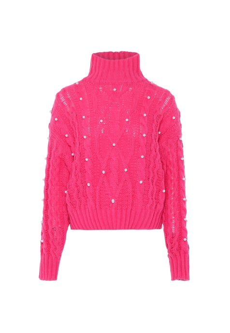 Faina trui met parels Dames roze - Image 1