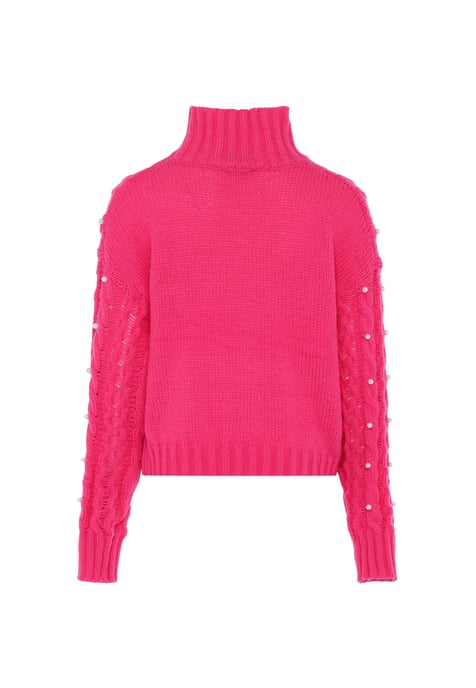 Faina trui met parels Dames roze - Image 2