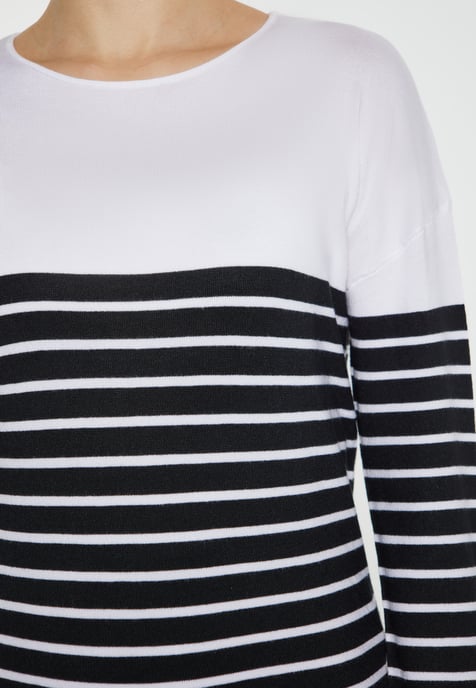 usha Pullover women black white - Image 3