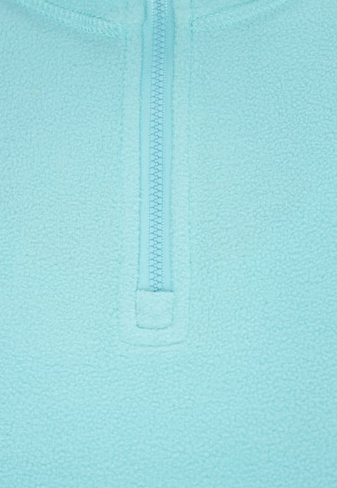 Mymo Fleece trui vrouwen turkoois - Image 3