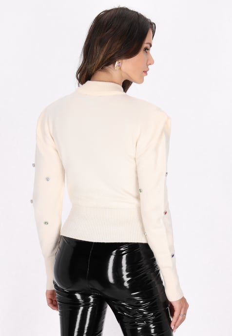 Faina Pullover women off-white - Image 4