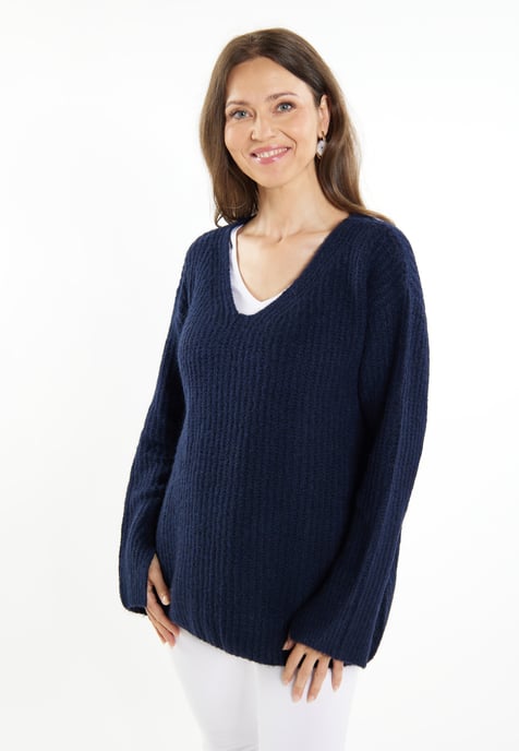 usha Knitted pullover women marine - Image 3