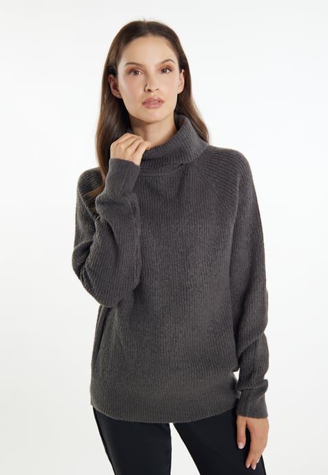 usha Knitted pullover women anthracite - Image 3