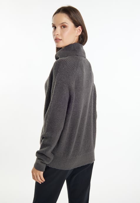 usha Knitted pullover women anthracite - Image 4