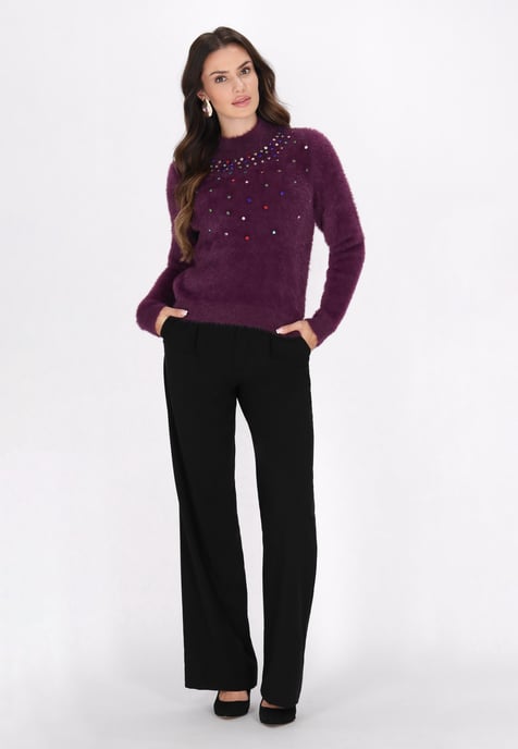 Faina Jumper Dames pruim - Image 2