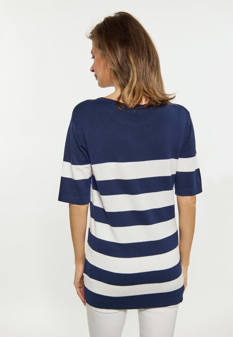 usha Pullover women marine white - Image 5