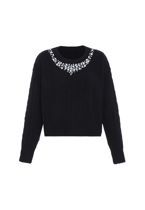 Faina Jumper Dames zwart - Image 1