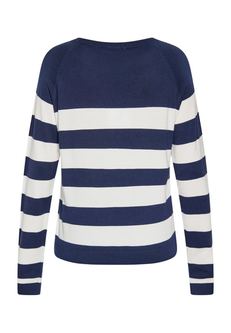 usha Jumper Dames marine wit - Image 4