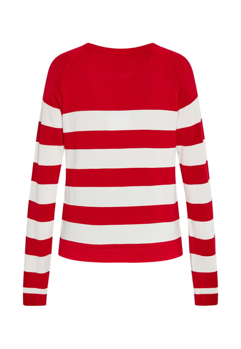 usha Jumper Dames rood wit - Image 4