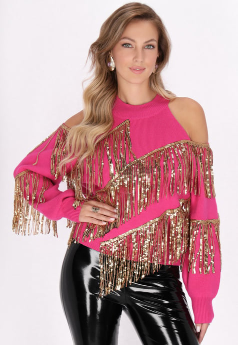 Faina Pullover women fuchsia - Image 3