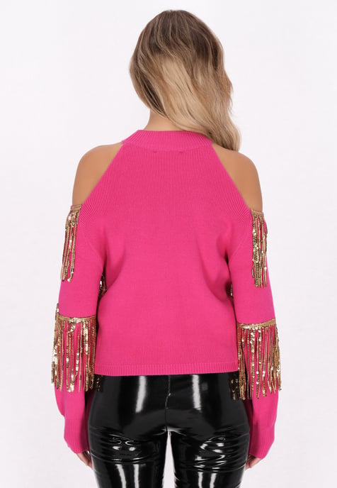 Faina Pullover women fuchsia - Image 4