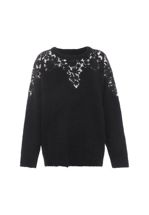 Faina Jumper Dames zwart - Image 1