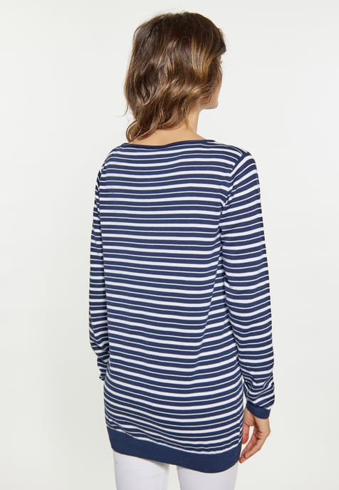 usha Pullover women marine white - Image 5