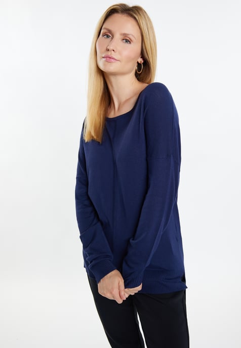 usha Knitted pullover women marine - Image 3