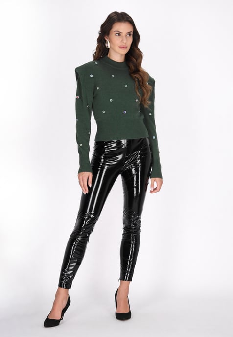 Faina Pullover women dark green - Image 2