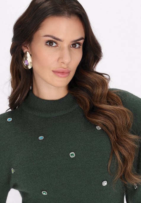 Faina Pullover women dark green - Image 5