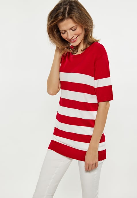 usha Pullover women red white - Image 3