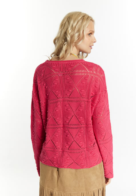 IZIA Gebreide trui Dames roze - Image 4
