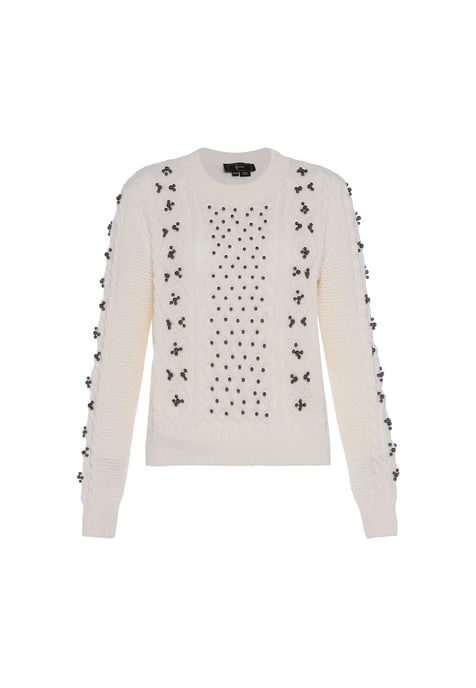 Faina Jumper Dames wolwit - Image 1