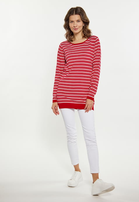 usha Pullover women red white - Image 2