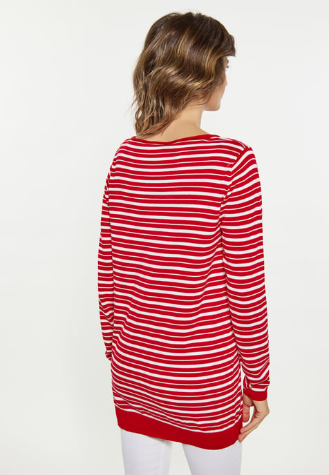 usha Pullover women red white - Image 5
