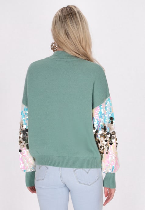 IZIA Pullover women aqua - Image 4