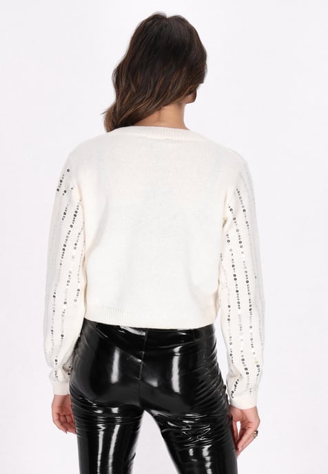 Faina Pullover women off-white - Image 4