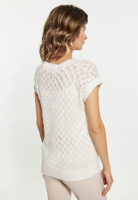 usha Pullover women off-white - Image 4