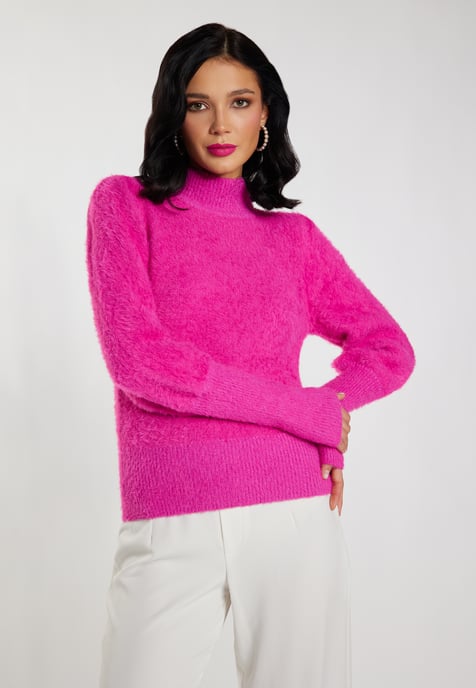 Faina Knitted pullover women pink - Image 5