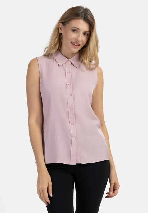 usha blouse top women old pink - Image 3
