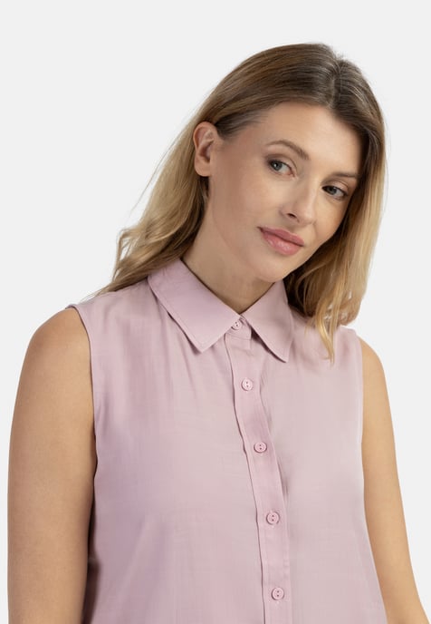 usha blouse top women old pink - Image 5