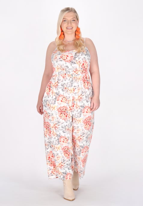IZIA Plussize jumpsuit vrouwen veelkleurig - Image 2