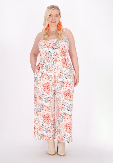 IZIA Plussize jumpsuit vrouwen veelkleurig - Image 3